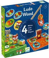 Djeco gioco in legno LudoWood - 4 giochi educativi FSC 100%-3