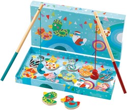 Djeco gioco pesca anatre magnetiche in legno Fishing Duck giocattolo FSC