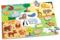 Djeco puzzle animali in legno - giocattolo educativo FSC 100%-2