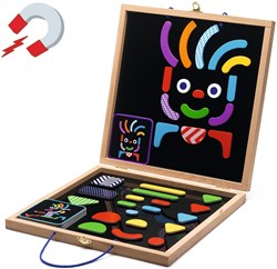 Djeco magneti in legno Geobonhomme - giocattolo educativo FSC