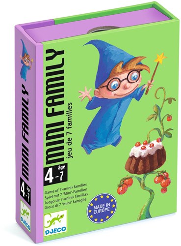 Djeco gioco di carte Mini family - FSC MIX - Famiglie fantastiche-2