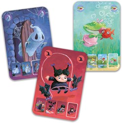 Djeco gioco di carte Mini family - FSC MIX - Famiglie fantastiche