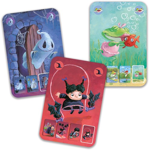 Djeco gioco di carte Mini family - FSC MIX - Famiglie fantastiche