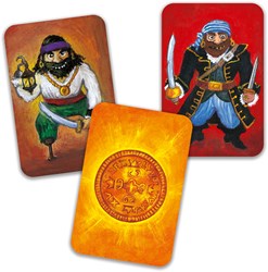 Djeco gioco di carte Piratatak - cartone FSC - gioco dei pirati