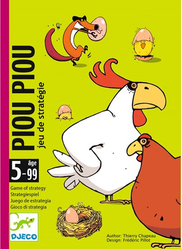 Djeco gioco di carte Piou Piou - gioco strategico famiglia cartone FSC-3
