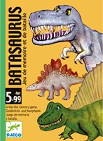 Djeco gioco di carte Batasaurus - gioco di memoria dinosauri FSC MIX-3