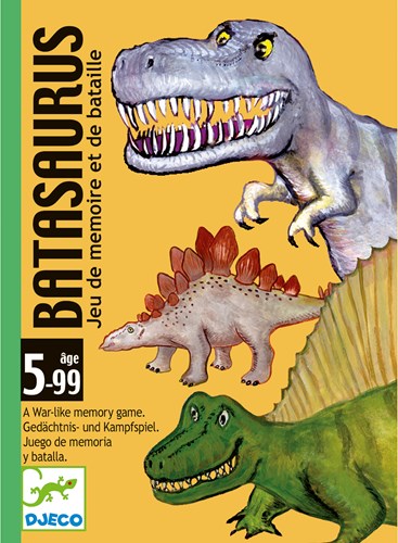 Djeco gioco di carte Batasaurus - gioco di memoria dinosauri FSC MIX-3
