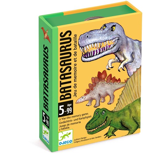 Djeco gioco di carte Batasaurus - gioco di memoria dinosauri FSC MIX-2
