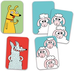 Djeco gioco di carte Swip'Sheep - gioco strategico per famiglie FSC MIX