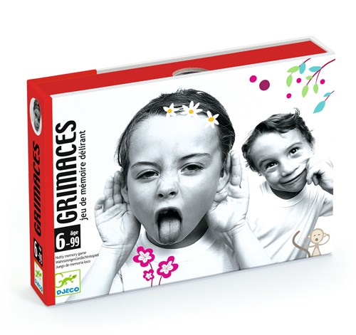 Djeco gioco di carte Grimaces - gioco divertente per bambini-2