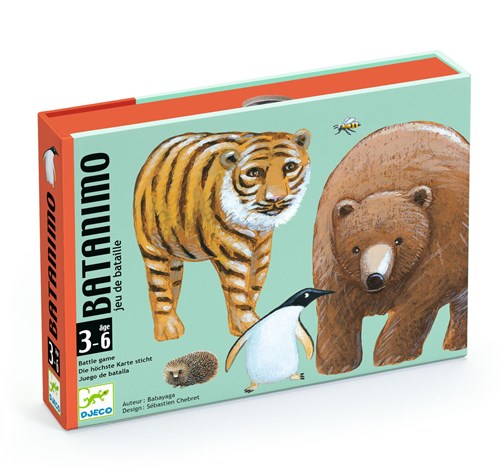 Djeco gioco di carte Batanimo - Gioco educativo in cartone FSC per bambini-2