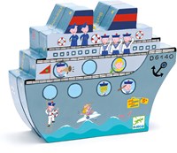 Djeco gioco classico Naviplouf - battaglia navale magnetica per bambini-2