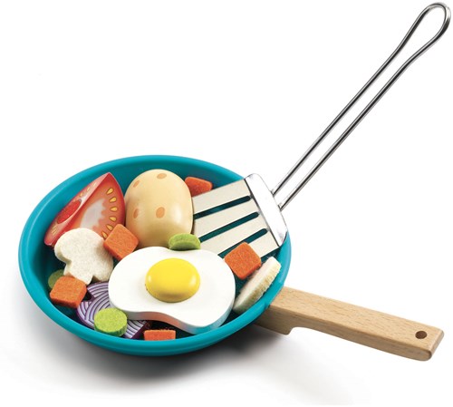 Djeco giocattolo da cucina Cook & Scratch - set in legno FSC-2