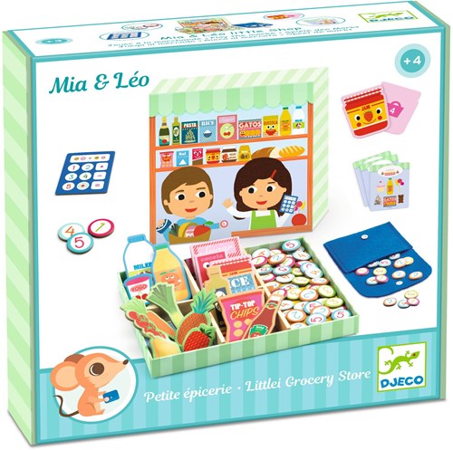 Djeco giocattolo da cucina Mia & Léo little shop - set negozio gioco-3