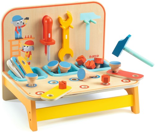 Djeco set di attrezzi in legno Bricotoo - giocattolo per bambini