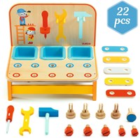 Djeco set di attrezzi in legno Bricotoo - giocattolo per bambini-2