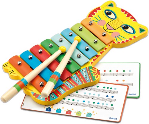 Djeco metallofono animambo FSC 100% - strumento musicale per bambini-2