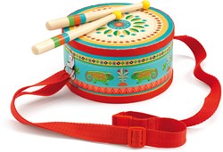 Djeco animambo tamburo a mano - Strumento musicale in legno FSC per bambini