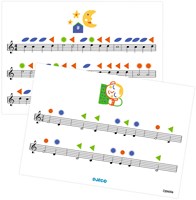 Djeco pianoforte elettronico - pianoforte giocattolo in legno per bambini-3