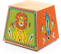 Djeco cajon in legno strumento musicale per bambini animambo