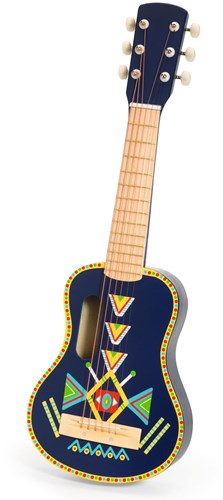 Djeco chitarra in legno animambo 6 corde metallo FSC giocattolo musicale-2