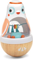 Djeco giocattolo per bambini gufo dondolante in legno BabyPoli colori pastello