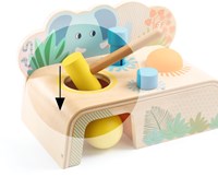 Djeco giocattolo in legno Multi Tap colori baby divertimento con martello-2