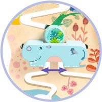 Djeco giocattolo per neonati - sonaglino Cascadou colorato per bambini-3