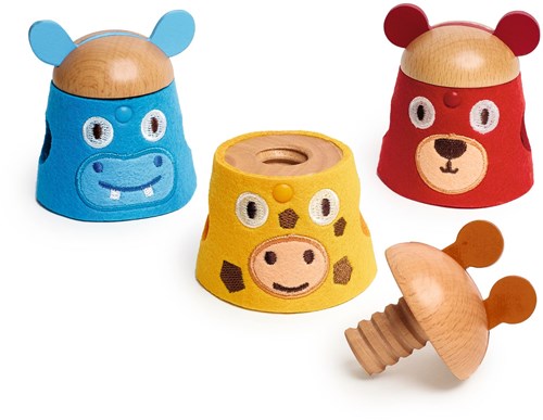 Djeco giocattolo per bambini SoftiVis - legno FSC colorato e sostenibile