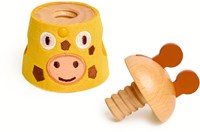 Djeco giocattolo per bambini SoftiVis - legno FSC colorato e sostenibile-2