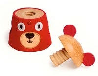 Djeco giocattolo per bambini SoftiVis - legno FSC colorato e sostenibile-3