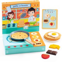 Djeco giocattolo cucina set pancake Gaëlle & Titouan legno FSC