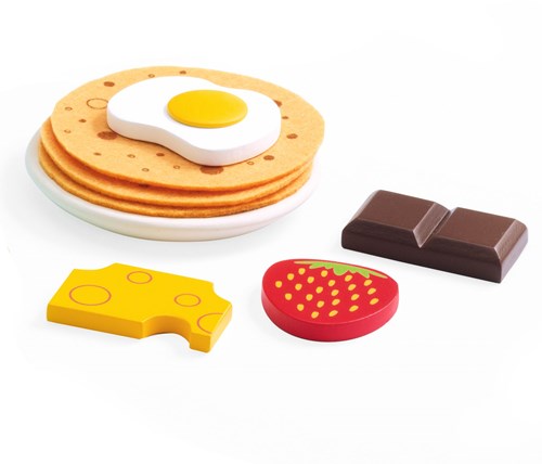 Djeco giocattolo cucina set pancake Gaëlle & Titouan legno FSC-2