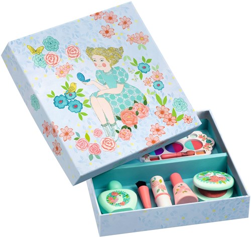 Djeco Set Trucco Giocattolo - Set Make-up in Legno per Bambini - Bird-2