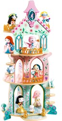 Djeco torre delle principesse castello in legno - decorazione giocattolo FSC