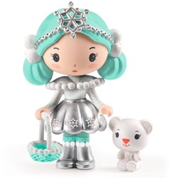 Djeco personaggio Tinyly Neige & Nours - set di gioco fantasia