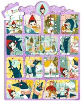Djeco puzzle fiaba Cappuccetto Rosso - 35 pezzi - FSC MIX