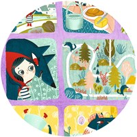 Djeco puzzle fiaba Cappuccetto Rosso - 35 pezzi - FSC MIX-3