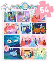 Djeco puzzle Cendrillon - 54 pezzi - cartone FSC MIX-2