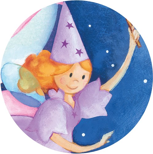 Djeco puzzle silhouette fata e unicorno - 36 pezzi cartone FSC-3