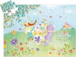 Djeco puzzle principessa primavera 36 pezzi - cartone FSC puzzle bambini