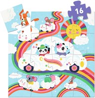 Djeco giocattolo puzzle Voiture nuage 16 pezzi FSC MIX-2