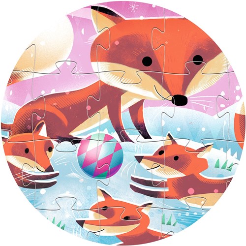 Djeco puzzle volpe - 24 pezzi - FSC MIX - giocattolo colorato-3
