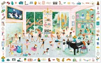 Djeco puzzle - 100 pezzi - scuola di danza per bambini