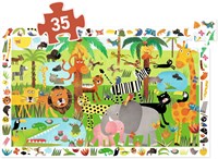 Djeco puzzle osservazione Giungla - 35 pezzi cartone FSC-2