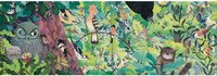 Djeco puzzle galleria gufi e uccelli - 1000 pezzi cartone FSC