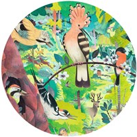 Djeco puzzle galleria gufi e uccelli - 1000 pezzi cartone FSC-3