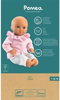 Djeco bambola bebè 32 cm Alba - bambola con occhi dormienti-3