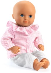 Djeco bambola bebè 32 cm Alba - bambola con occhi dormienti