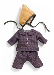 Djeco abbigliamento per bambole Ambre - set in cotone per bambole